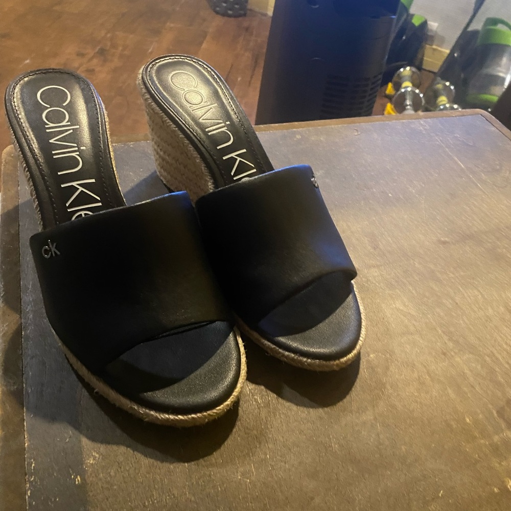 Calvin Klein Hamal Wedge slides